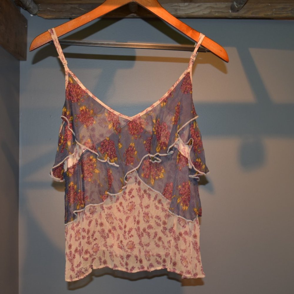 Free People Floral Blouse